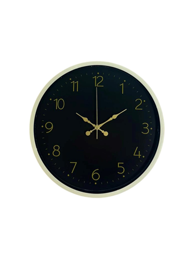 36 Cm Standart Krem Duvar Saati