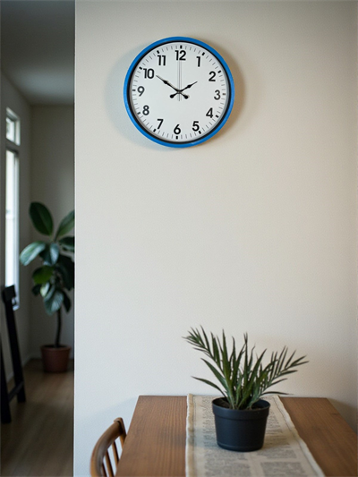 36 Cm Standart Mavi Duvar Saati