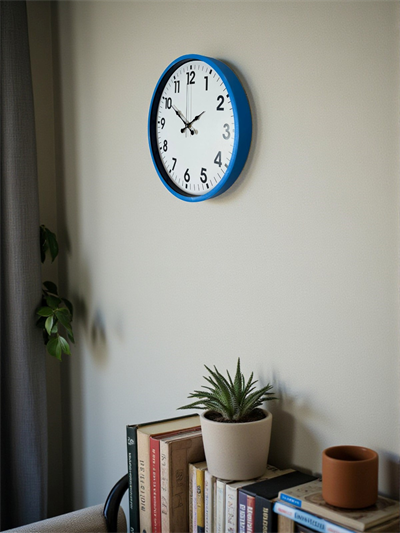 36 Cm Standart Mavi Duvar Saati