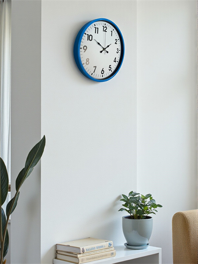 36 Cm Standart Mavi Duvar Saati