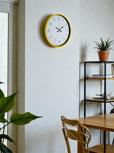 36 Cm Standart Sarı Duvar Saati