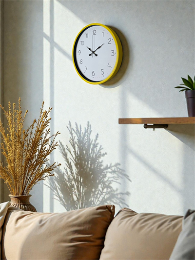 36 Cm Standart Sarı Duvar Saati