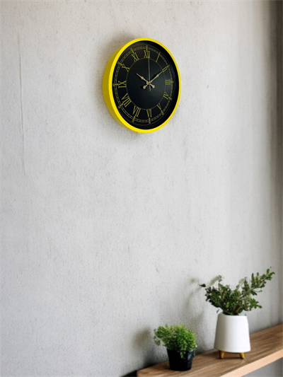36 Cm Standart Sarı Duvar Saati