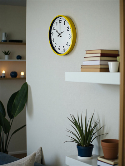 36 Cm Standart Sarı Duvar Saati