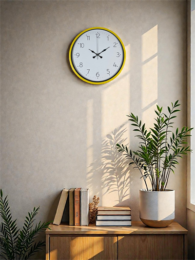 36 Cm Standart Sarı Duvar Saati