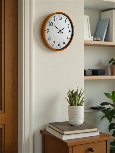36 Cm Standart Turuncu Duvar Saati