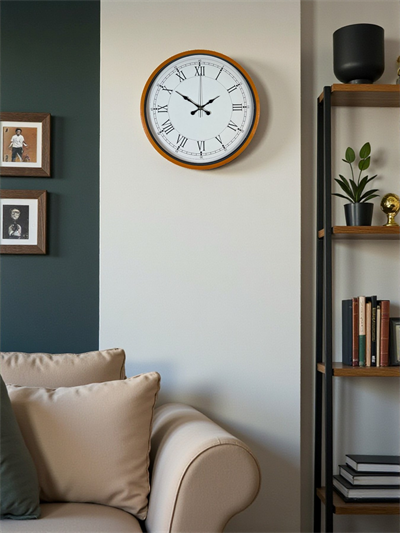 36 Cm Standart Turuncu Duvar Saati