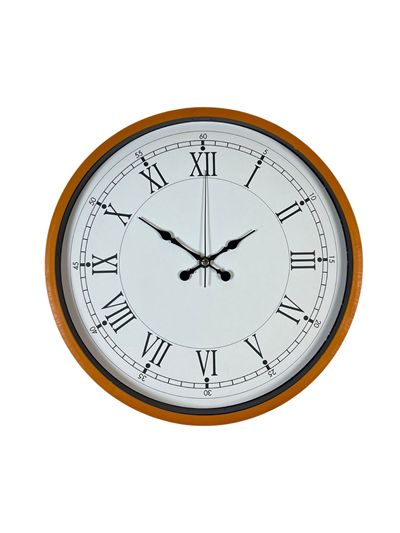 36 Cm Standart Turuncu Duvar Saati