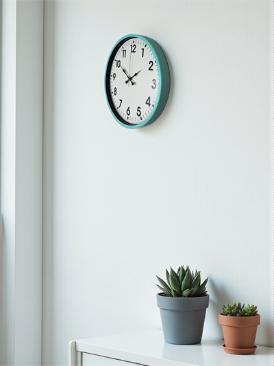 36 Cm Turkuaz Dekoratif Duvar Saati