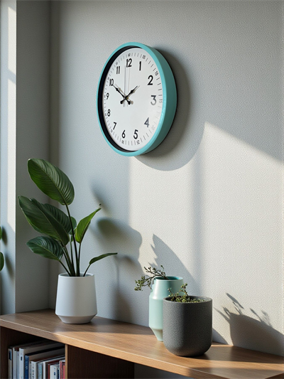 36 Cm Turkuaz Dekoratif Duvar Saati