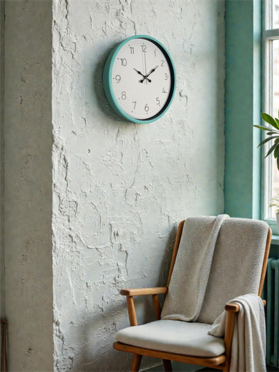 36 Cm Turkuaz Standart Duvar Saati