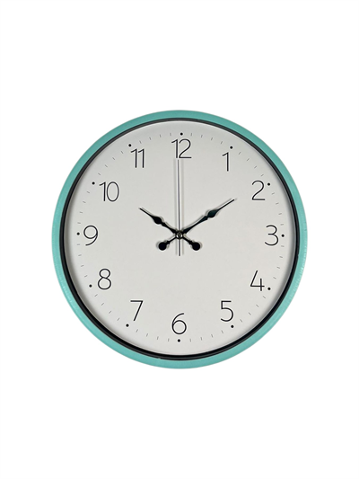 36 Cm Turkuaz Standart Duvar Saati