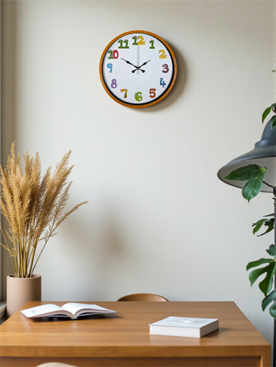 36 Cm Turuncu Çocuk Odası Duvar Saati