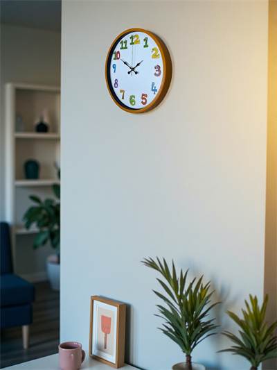 36 Cm Turuncu Çocuk Odası Duvar Saati