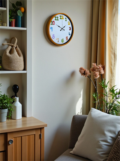 36 Cm Turuncu Çocuk Odası Duvar Saati