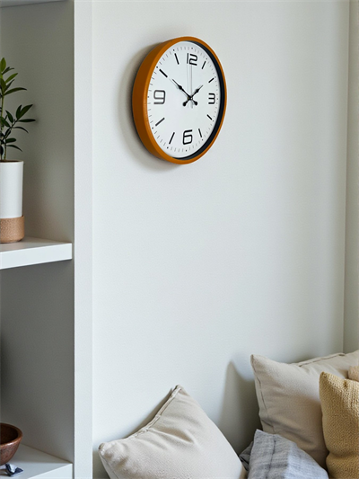 36 Cm Turuncu Dekoratif Duvar Saati