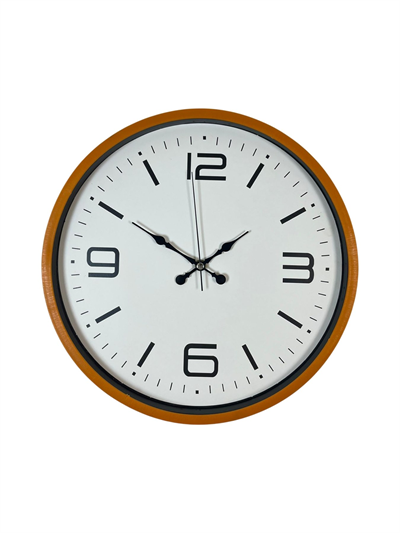 36 Cm Turuncu Dekoratif Duvar Saati