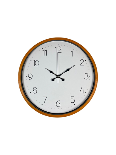 36 Cm Turuncu Dekoratif Duvar Saati