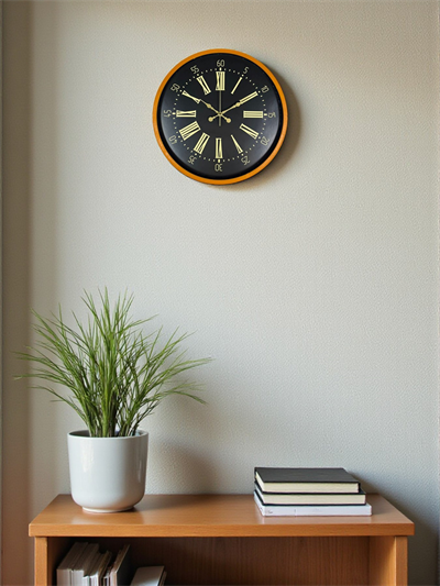 36 Cm Turuncu Dekoratif Duvar Saati