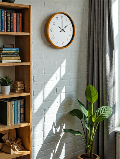 36 Cm Turuncu Dekoratif Duvar Saati