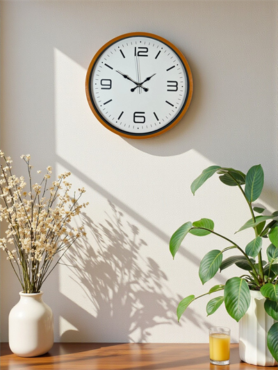 36 Cm Turuncu Dekoratif Duvar Saati