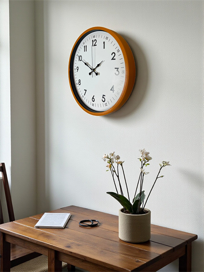 36 Cm Turuncu Dekoratif Duvar Saati