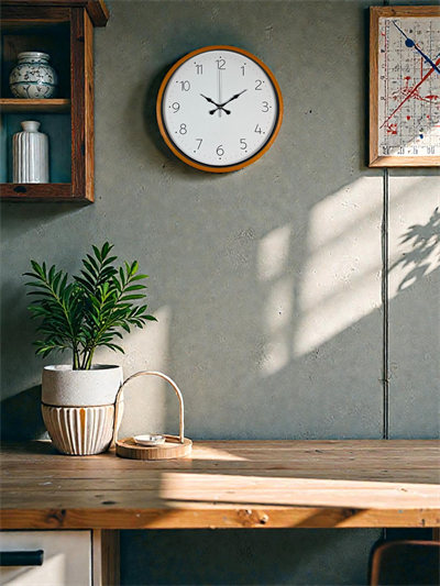 36 Cm Turuncu Dekoratif Duvar Saati