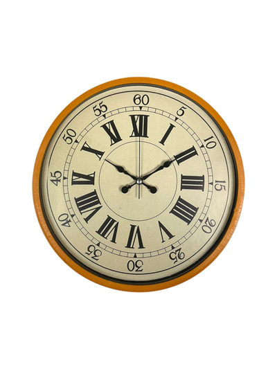36 Cm Turuncu Nostalji Duvar Saati