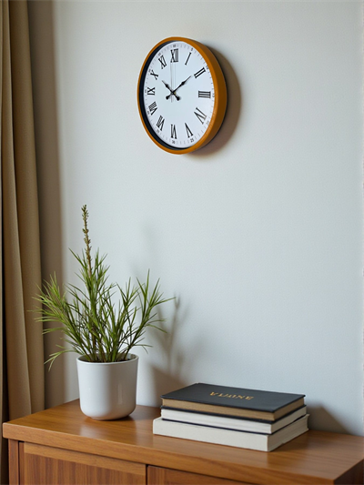 36 Cm Turuncu Roma Rakamlı Duvar Saati