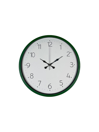 36 Cm Yeşil Dekoratif Duvar Saati