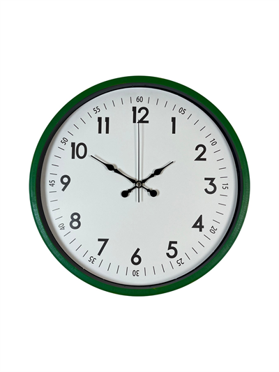 36 Cm Yeşil Dekoratif Duvar Saati