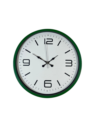 36 Cm Yeşil Modern Dekoratif Duvar Saati