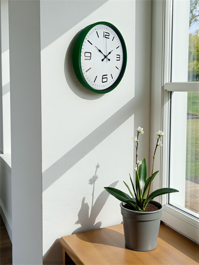 36 Cm Yeşil Modern Dekoratif Duvar Saati