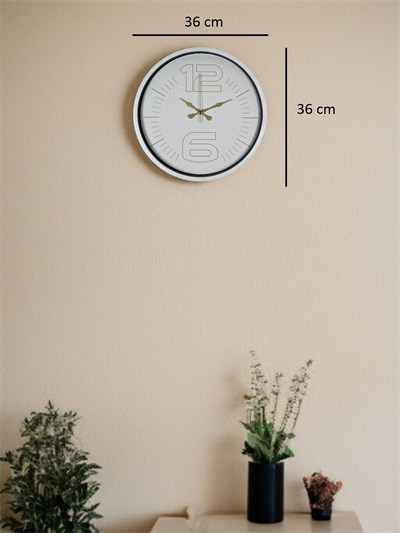 36 Cm Zarif Ve Şık Duvar Saati