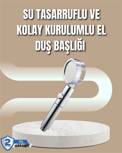 360° Ayarlanabilir Çok Fonksiyonlu Duş Başlığı