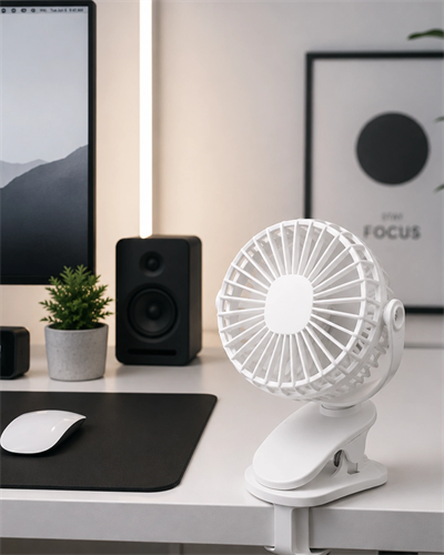 360 Derece Ayarlanabilir Sessiz Çalışan Mandallı Fan