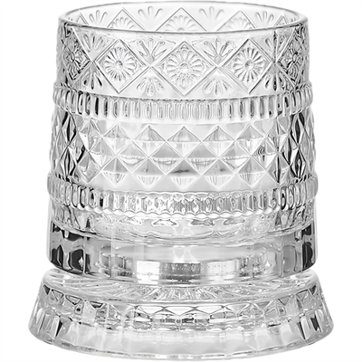 360 Derece Dönen Bardak - 280 ml - Kristal Cam