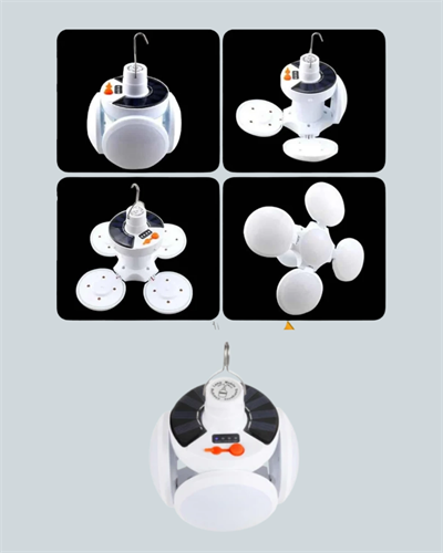 360 Derece Katlanabilir Solar LED Aydınlatma Çadır Lambası