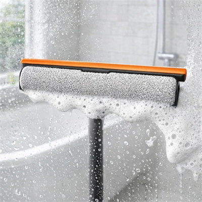 360 Derece Oynar Çift Başlıklı Çekçek Cam Temizleme Aparatı