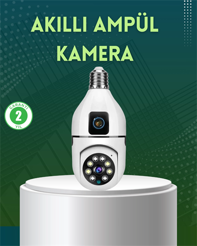 360 Derece Panoramik WiFi Kamera – Full HD Ev Güvenlik Sistemi