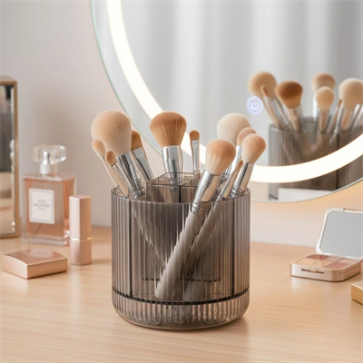360° Dönebilen Plastik Organizer – Çok Amaçlı Mutfak, Banyo Ve Makyaj Malzemesi Düzenleyici, Döner Masaüstü Stand Bx40