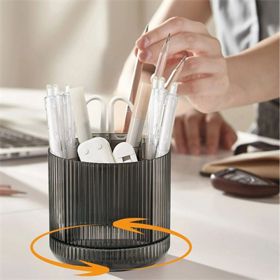 360° Dönebilen Plastik Organizer – Çok Amaçlı Mutfak, Banyo Ve Makyaj Malzemesi Düzenleyici, Döner Masaüstü Stand Bx40