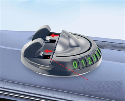 360° Dönebilen Yapışkanlı Numaratörlü Araç Telefon Tutucu Bx40