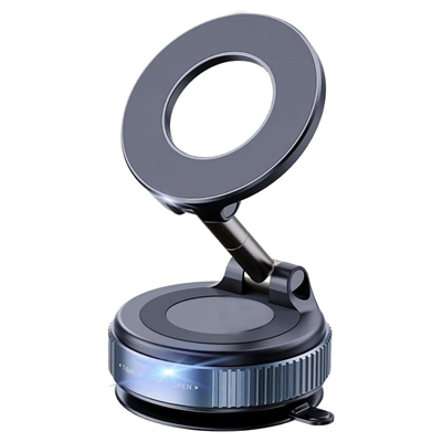 360° Döner Başlıklı Vakumlu Emişli Manyetik Telefon Tutucu – Güçlü Mıknatıslı, İz Bırakmaz