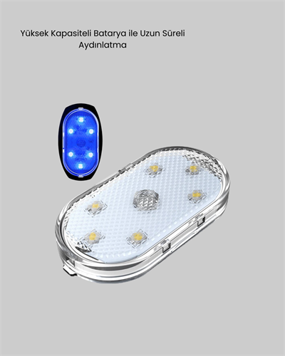 360° Döner Çiftli Bardak Tutucu ve Kablosuz Ambiyans LED Işık Araç Seti