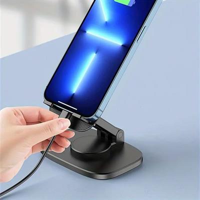 360 Döner Masaüstü Mobil Telefon Tutucu Standı (3936)