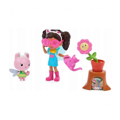 36525 SUN-SPM-FİGÜR SET GABBY S DOLLHOUSE AKTİVİTE BEBEKLERİ 3A.