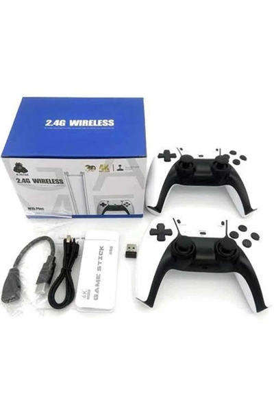 3D 4K HD 2.4G Game Stick 4K Ultra Hd Oyun Konsolu Çift Kollu