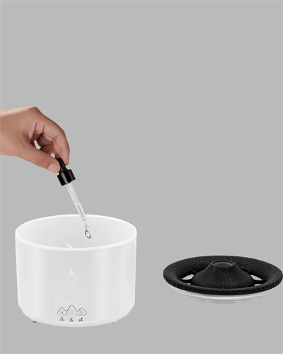 3D Alev Işıklı Aromaterapi Makinesi – 360 ml Su Kapasiteli Sessiz Difüzör