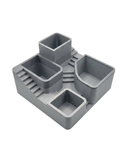 3D Baskı Kaktüs Saksı Seti Çok Bölmeli Modern Dekoratif Masaüstü Bitki Düzenleyici